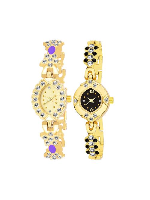 kajaru set of 2 analog watch combos(l_971_962) - 16531585 - Very Small Image - 1