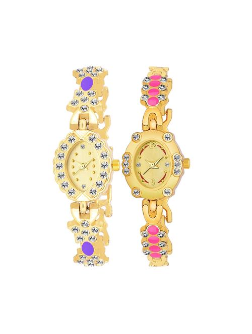 kajaru set of 2 analog watch combos(l_971_963) - 16531586 - Very Small Image - 1