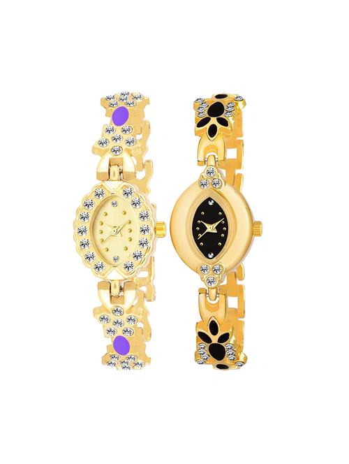 kajaru set of 2 analog watch combos(l_971_967) - 16531590 - Very Small Image - 1