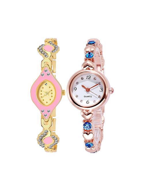 kajaru set of 2 analog watch combos(l_959_777) - 16531596 - Very Small Image - 1