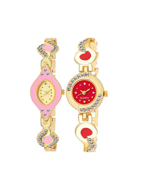 kajaru set of 2 analog watch combos(l_959_905) - 16531599 - Very Small Image - 1