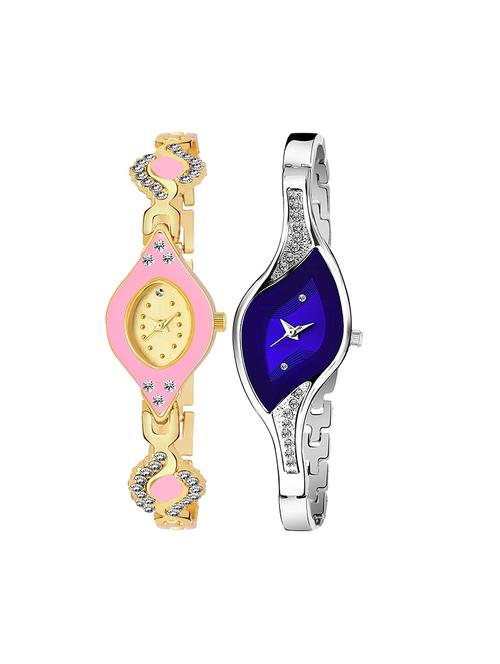 kajaru set of 2 analog watch combos(l_959_922) - 16531607 - Very Small Image - 1