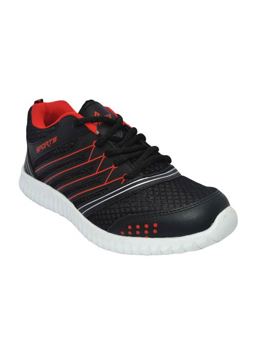 ajanta black mesh lace up sport shoe - 16532196 - Very Small Image - 1