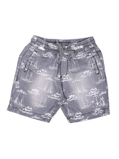 drawstring quirky printed shorts - 16532891 - Very Small Image - 1