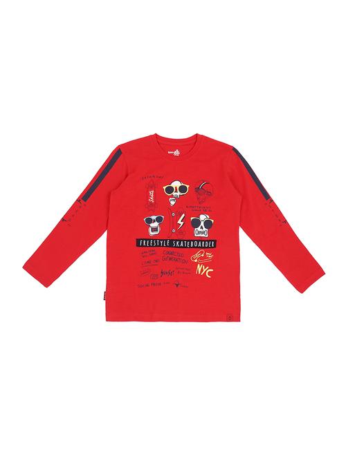 red cotton tshirt - 16532929 - Very Small Image - 1