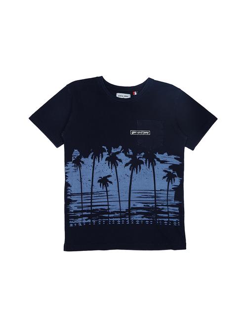 blue cotton tshirt - 16532990 - Very Small Image - 1