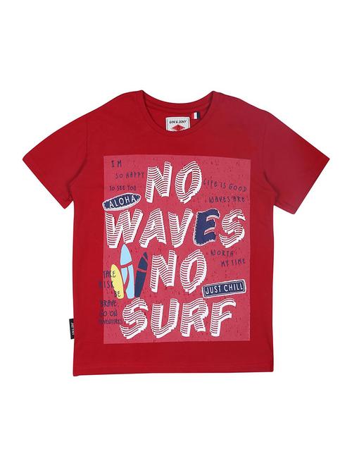 red cotton tshirt - 16532992 - Very Small Image - 1