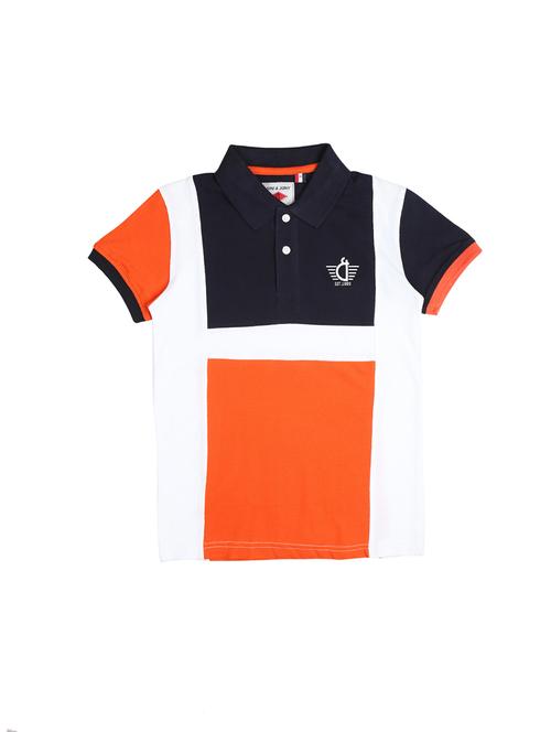 orange cotton t-shirt - 16533029 - Very Small Image - 1