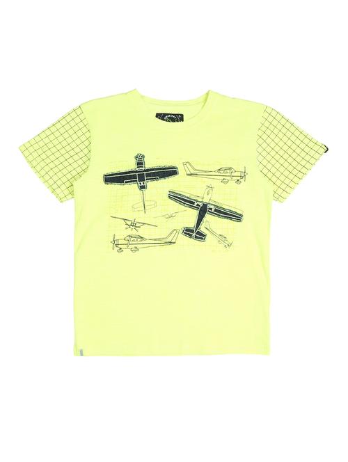 yellow cotton tshirt - 16533034 - Very Small Image - 1