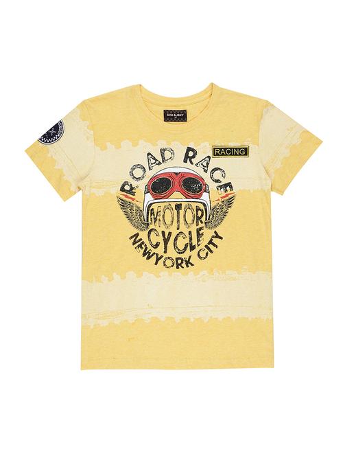 yellow cotton tshirt - 16533074 - Very Small Image - 1