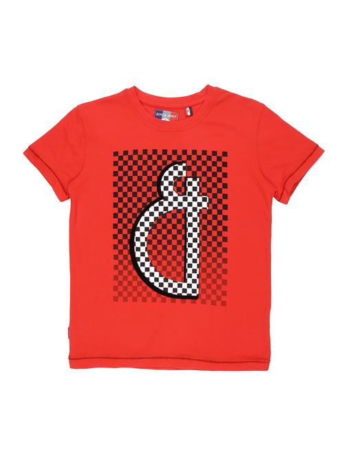 red cotton tshirt - 16533103 - Very Small Image - 1