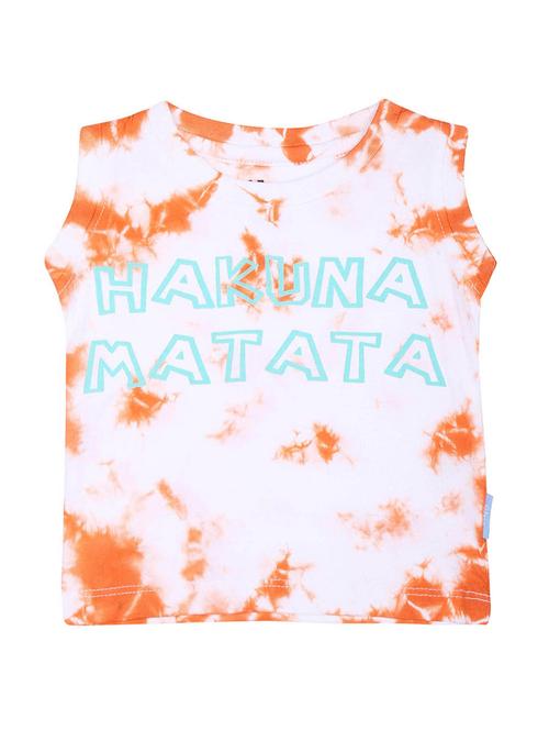 orange cotton t-shirt - 16533109 - Very Small Image - 1