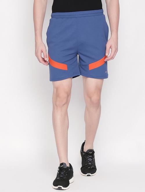 light blue color block shorts - 16534880 - Very Small Image - 1