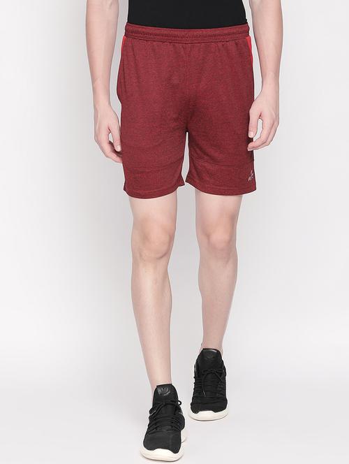 maroon solid shorts - 16534883 - Very Small Image - 1
