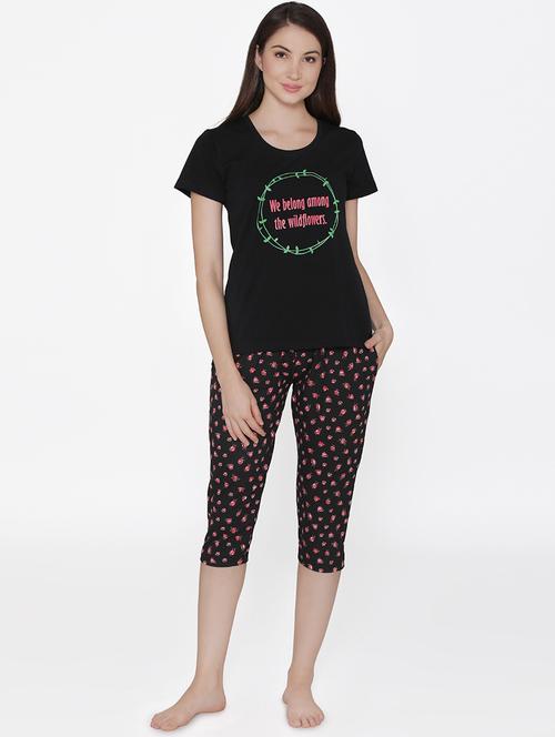 quirky printed capri set - 16535876 - Very Small Image - 1