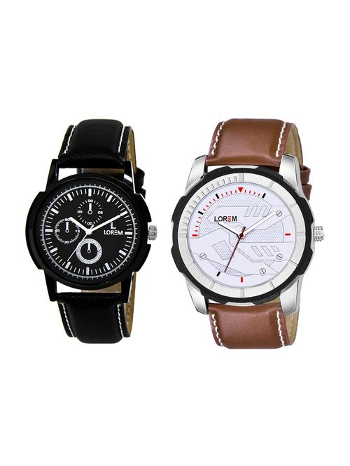 lorem set of 2 analog watch combos-(lk-13-045) - 16536616 - Very Small Image - 1