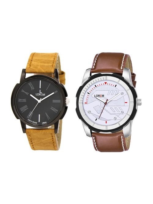 lorem set of 2 analog watch combos-(lk-19-045) - 16536618 - Very Small Image - 1