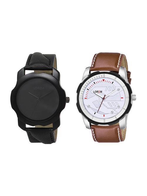 lorem set of 2 analog watch combos-(lk-22-045) - 16536621 - Very Small Image - 1