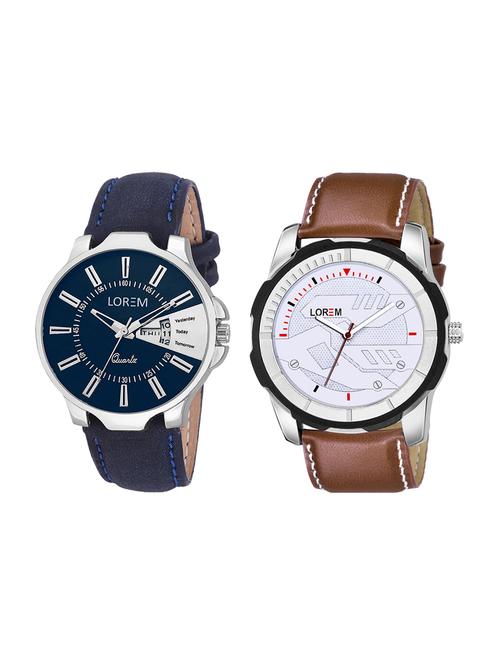 lorem set of 2 analog watch combos-(lk-23-045) - 16536622 - Very Small Image - 1