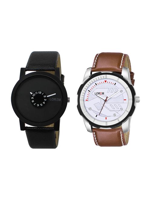 lorem set of 2 analog watch combos-(lk-25-045) - 16536624 - Very Small Image - 1