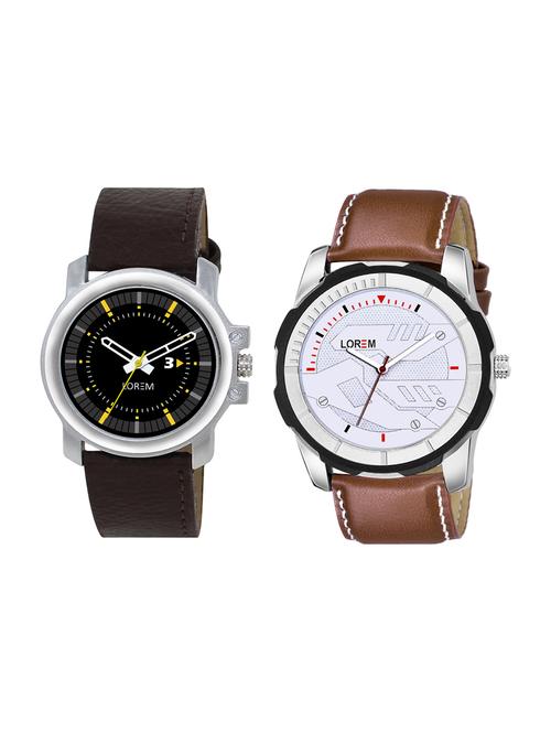 lorem set of 2 analog watch combos-(lk-44-045) - 16536640 - Very Small Image - 1