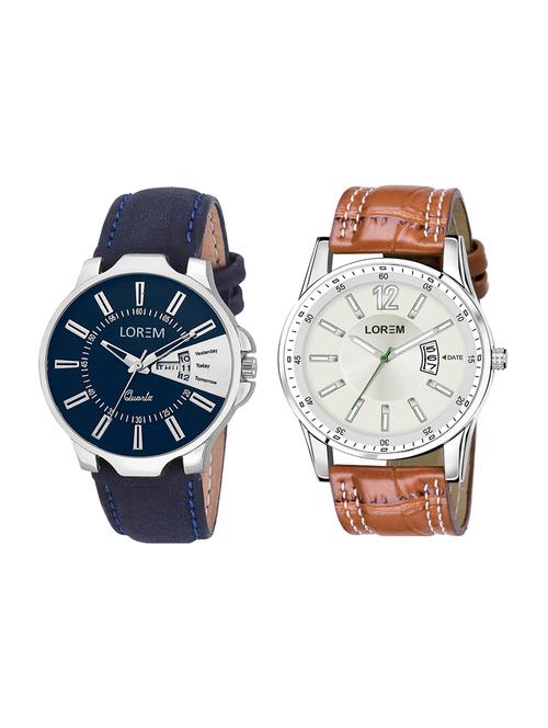 lorem set of 2 analog watch combos-(lk-23-046) - 16536668 - Very Small Image - 1