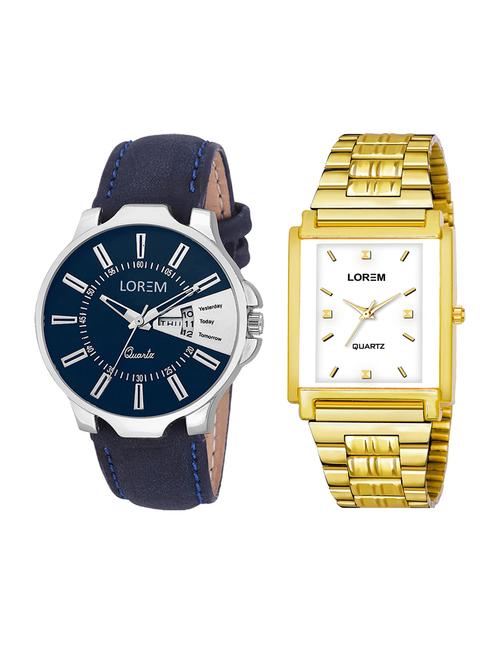 lorem set of 2 analog combo watches(lk-23-108) - 16536721 - Very Small Image - 1
