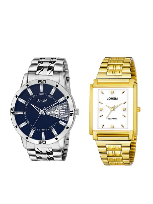 lorem set of 2 analog combo watches(lk-102-108) - 16536745 - Very Small Image - 1
