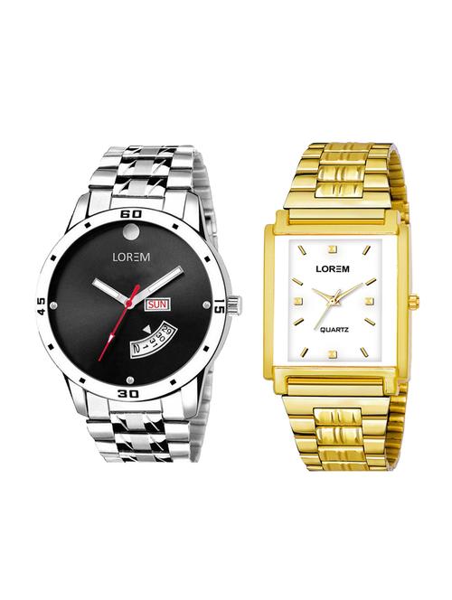 lorem set of 2 analog combo watches(lk-104-108) - 16536747 - Very Small Image - 1