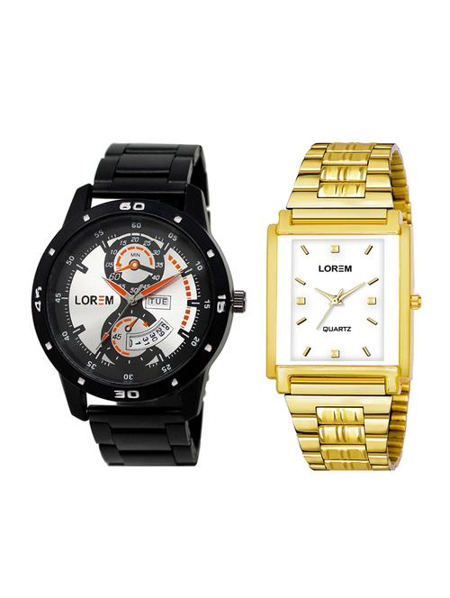 lorem set of 2 analog combo watches(lk-107-108) - 16536750 - Very Small Image - 1