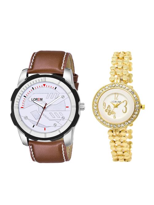lorem set of 2 analog couple watches(lk-203-045) - 16536752 - Very Small Image - 1
