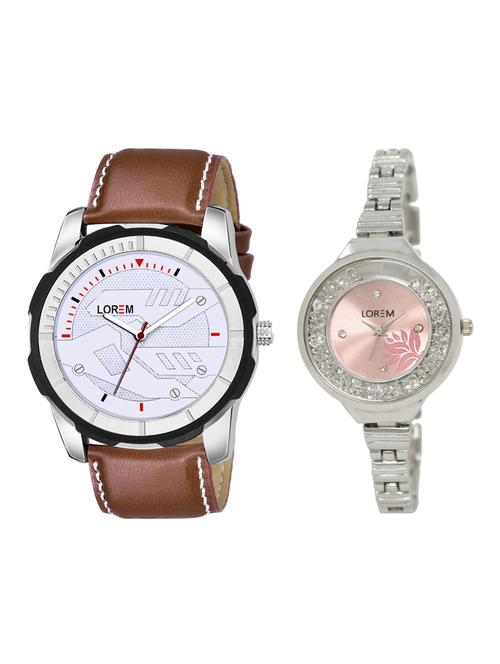 lorem set of 2 analog couple watches(lk-226-045) - 16536762 - Very Small Image - 1