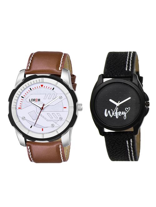 lorem set of 2 analog couple watches(lk-234-045) - 16536767 - Very Small Image - 1