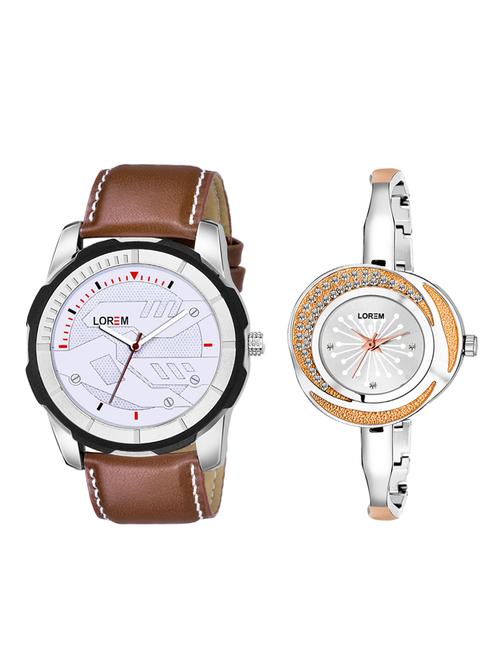 lorem set of 2 analog couple watches(lk-249-045) - 16536776 - Very Small Image - 1