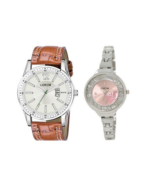 lorem set of 2 analog couple watches(lk-226-046) - 16536788 - Very Small Image - 1