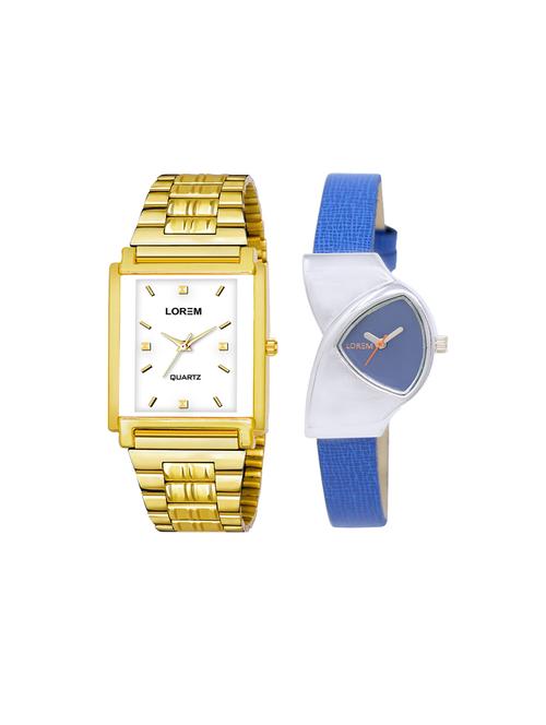 lorem set of 2 analog couple watches(lk-208-108) - 16536808 - Very Small Image - 1
