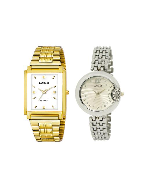 lorem set of 2 analog couple watches(lk-227-108) - 16536815 - Very Small Image - 1