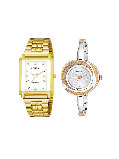 lorem set of 2 analog couple watches(lk-249-108) - 16536830 - Very Small Image - 1