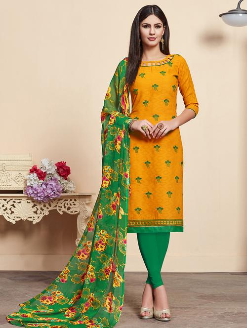 embroidered unstitched suit - 16537026 - Very Small Image - 1