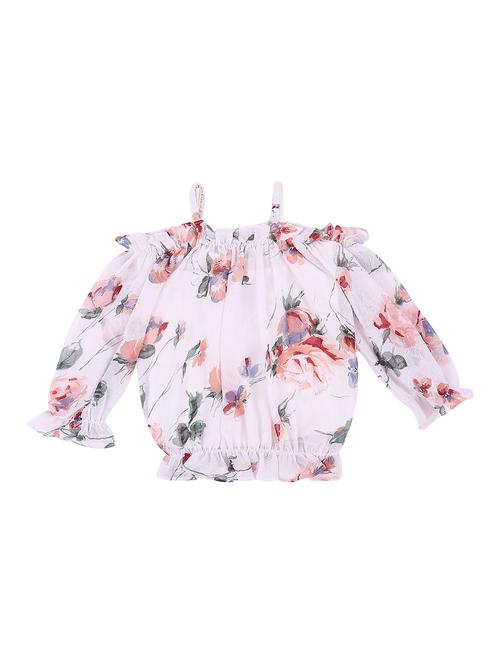 frill trim old shoulder top - 16537591 - Very Small Image - 1