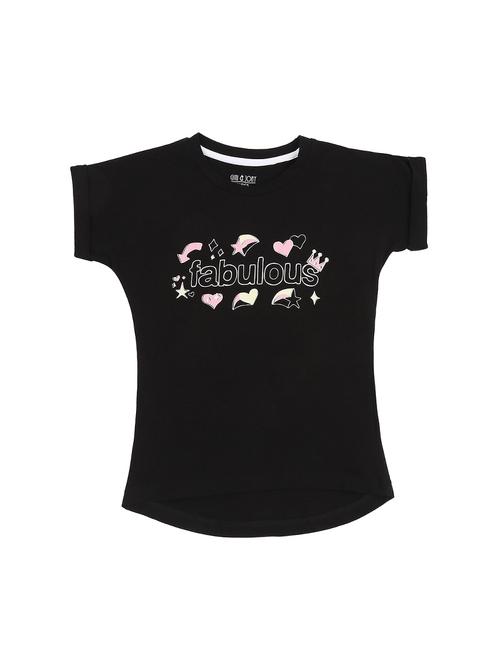 crew neck graphic print top - 16537642 - Very Small Image - 1