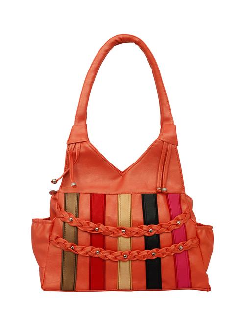 multi colored leatherette (pu) handbag - 16538060 - Very Small Image - 1
