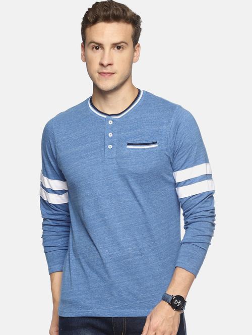 light blue taped pocket t-shirt - 16539836 - Very Small Image - 1