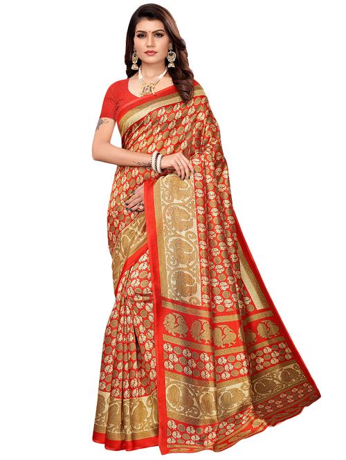 conversational mysore silk saree - 16540037 - Very Small Image - 1