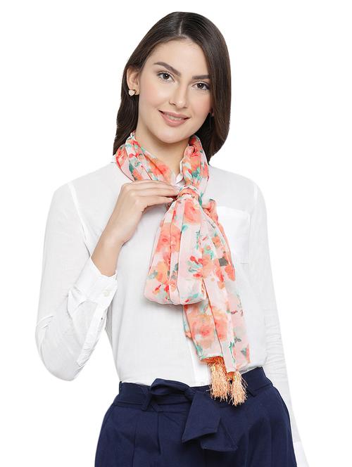 multi colored polyester scarf - 16540530 - Very Small Image - 1