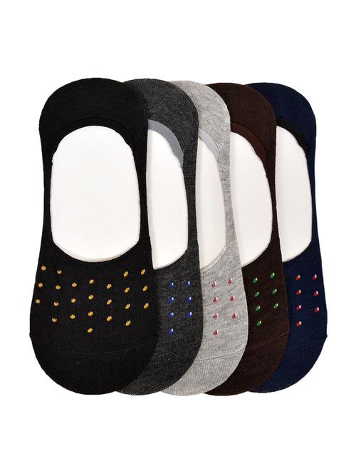 multi colored cotton no show sock - 16540852 - Very Small Image - 1