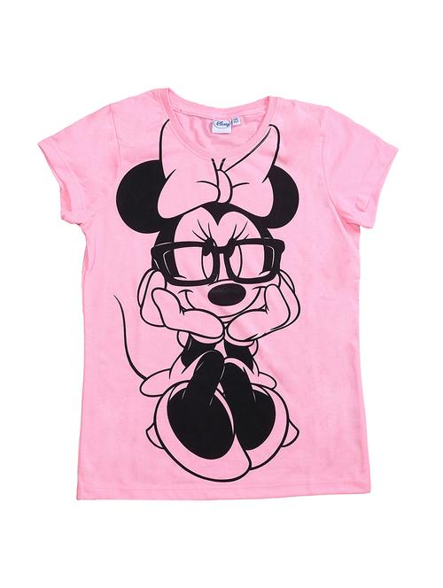 pink polyester regular tops & tee - 16541183 - Very Small Image - 1