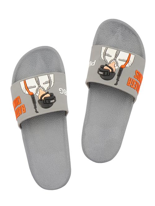 do bhai grey rubber pubg slip ons - 16542478 - Very Small Image - 1