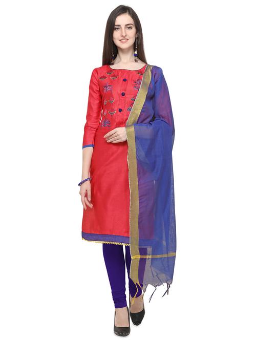 embroidered unstitched suit - 16542509 - Very Small Image - 1
