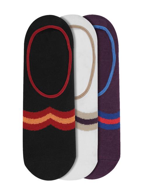 pack of 3 black cotton ankle length sock - 16543291 - Very Small Image - 1